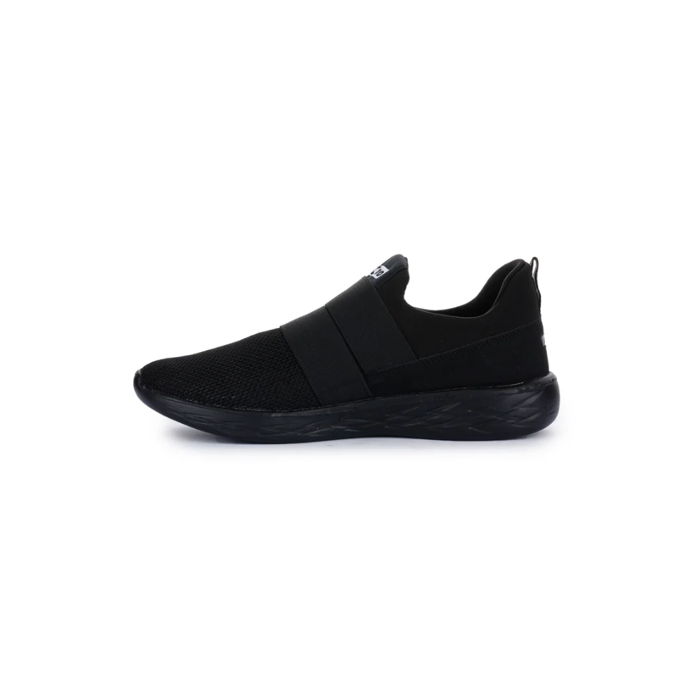 Force 10 Sports Black Slip-on Walking Shoes For Men TIGOZ By Liberty - Image 3