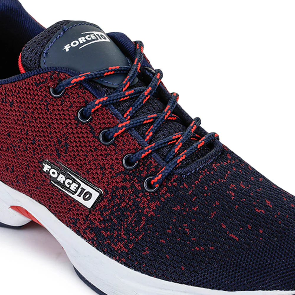 Force 10 Men's Maroon Sports Lacing (JME-17E) - Image 5