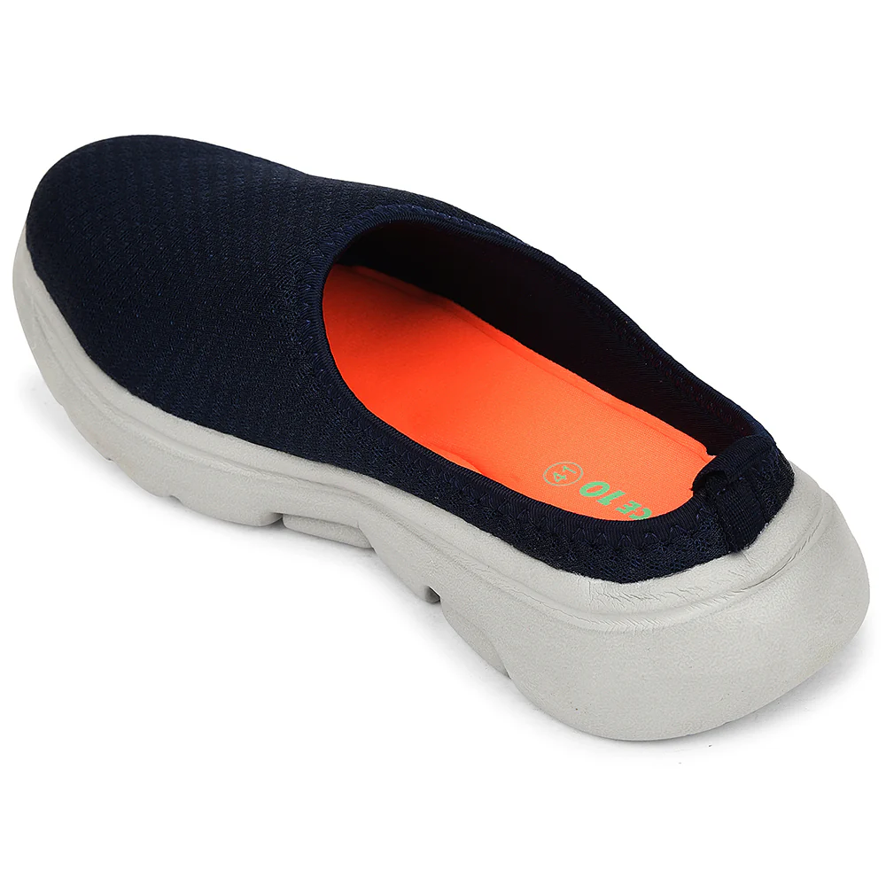 Force 10 Navy Blue Non Lacing Casual Mules For Men RWM-13 By Liberty - Image 5