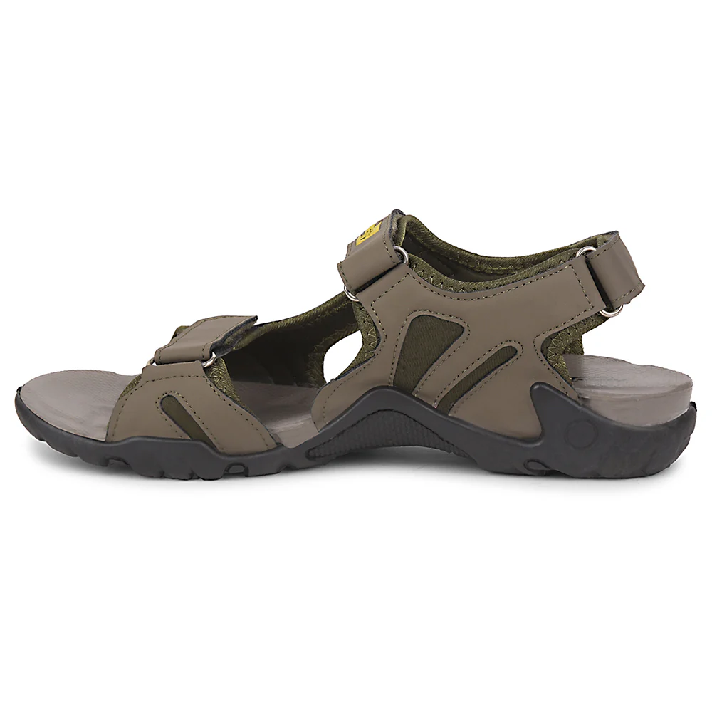 Force 10 Olive Green Sporty Casual Sandal For Men 8141-20 By Liberty - Image 3