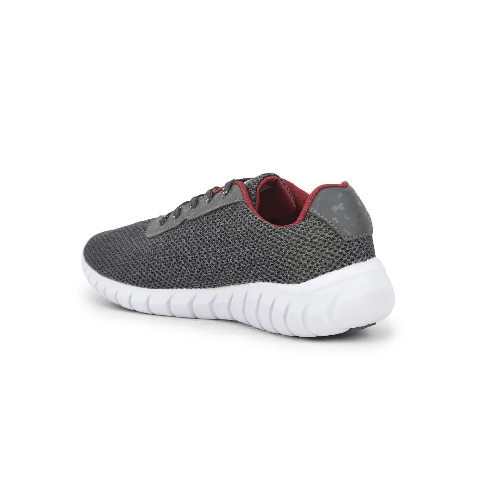 Force 10 Sports Lacing Shoes For Men (Grey) GARRICK-E By Liberty - Image 4