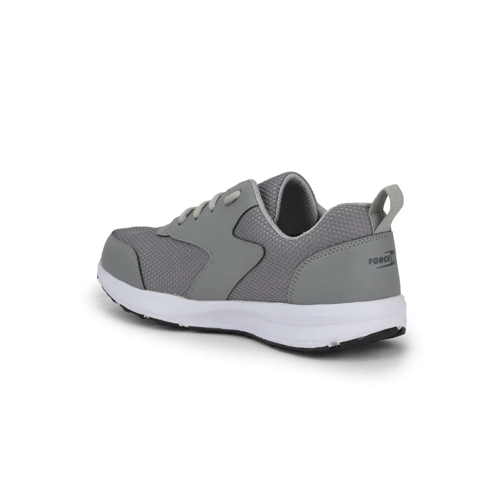 Force 10 Sports Lacing Shoes For Men (Grey) SPRINT By Liberty - Image 4