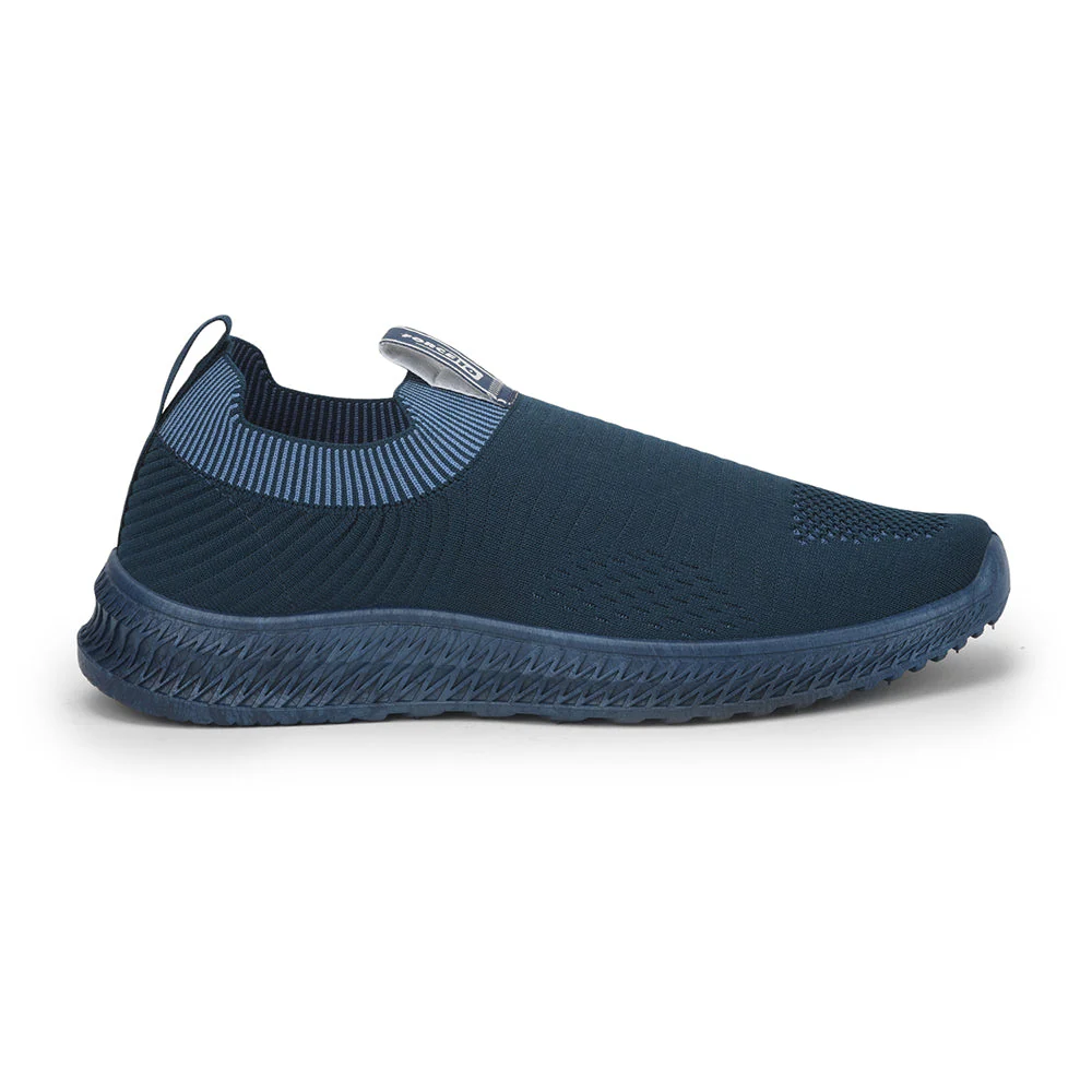 Force 10 Sports Non Lacing Shoe For Ladies (T.Blue) GRACE-4 By Liberty - Image 2