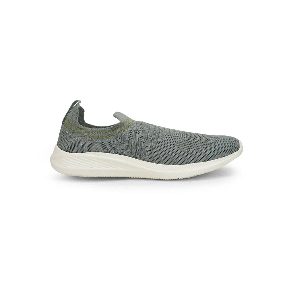 Force 10 Sports Non Lacing Shoe For Men (Green) SIMON-E By Liberty - Image 2