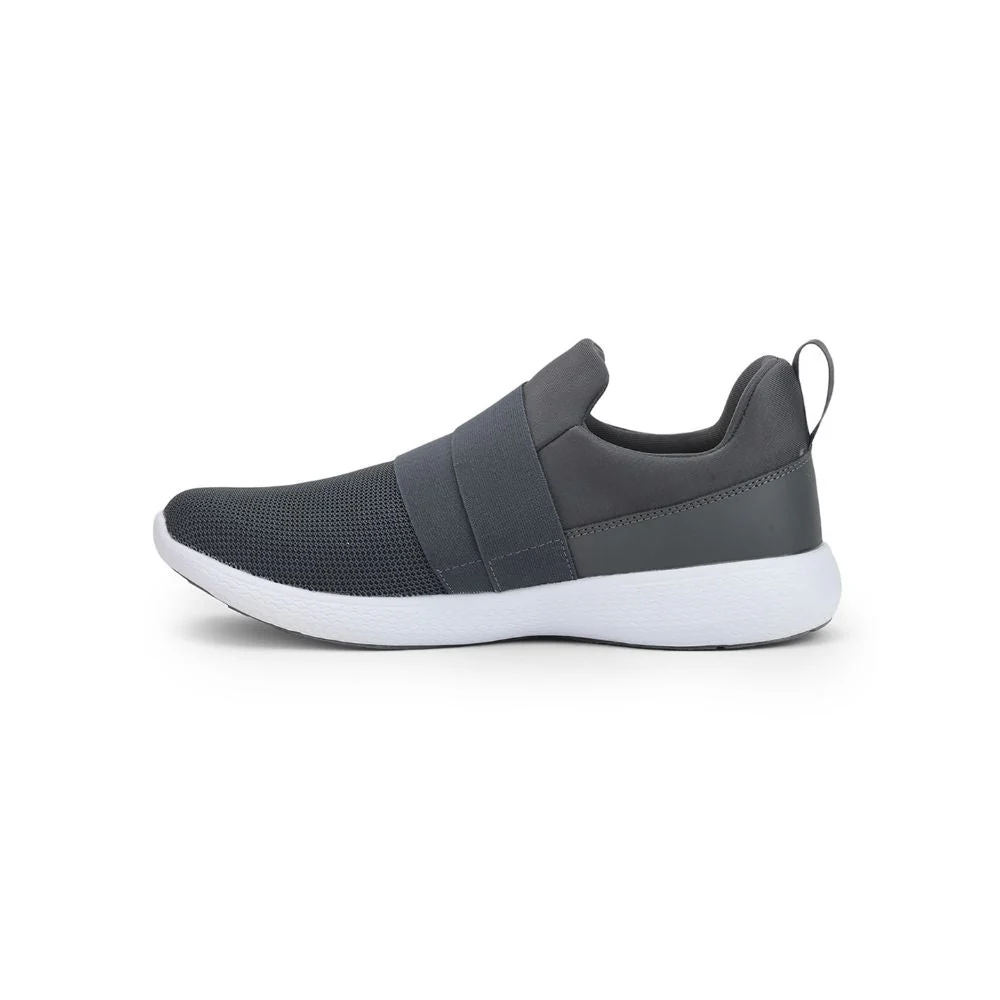 Force 10 Sports Non Lacing Shoe For Men (Grey) GALLANT By Liberty - Image 3
