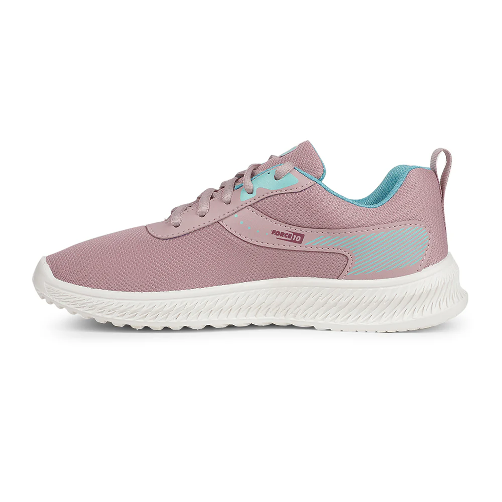 Force 10 Sports Peach Walking Shoes For Women OSLO-20E By Liberty - Image 3