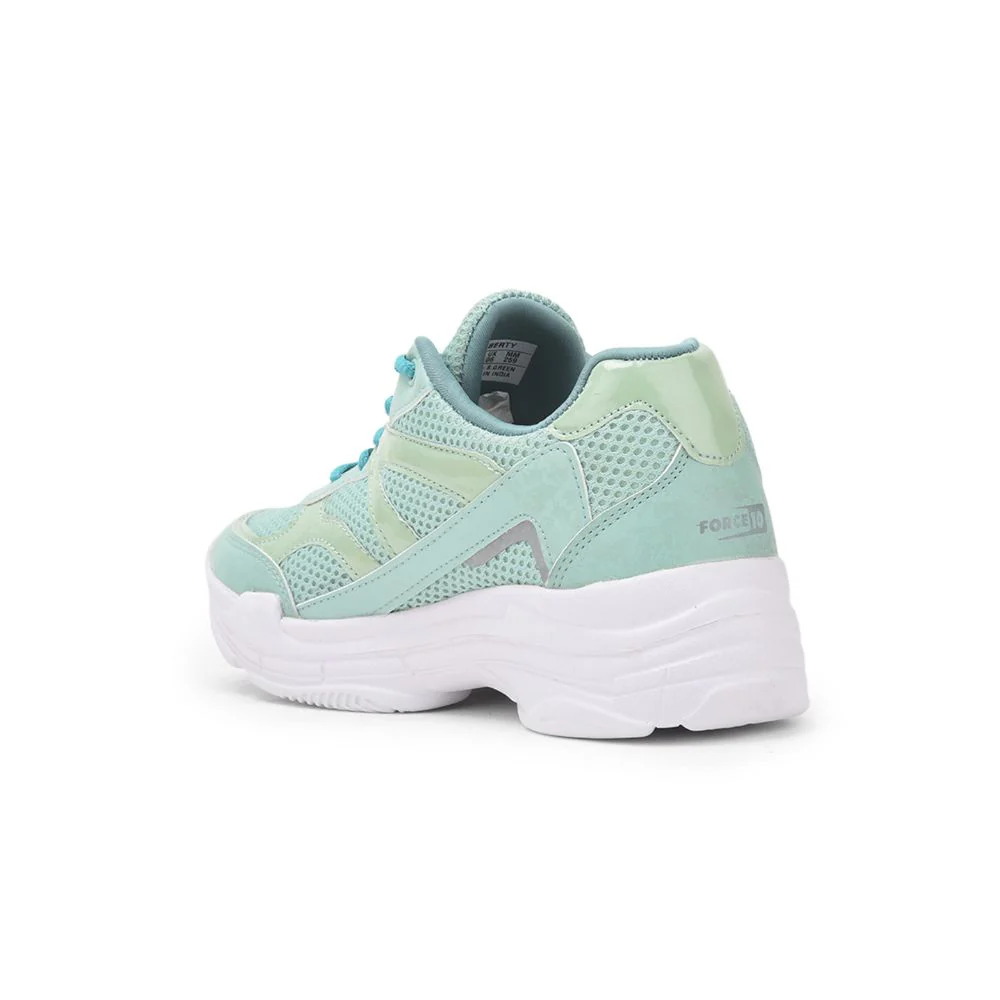 Force 10 Casual S. Green Lacing Shoes For Women Sadie By Liberty - Image 3