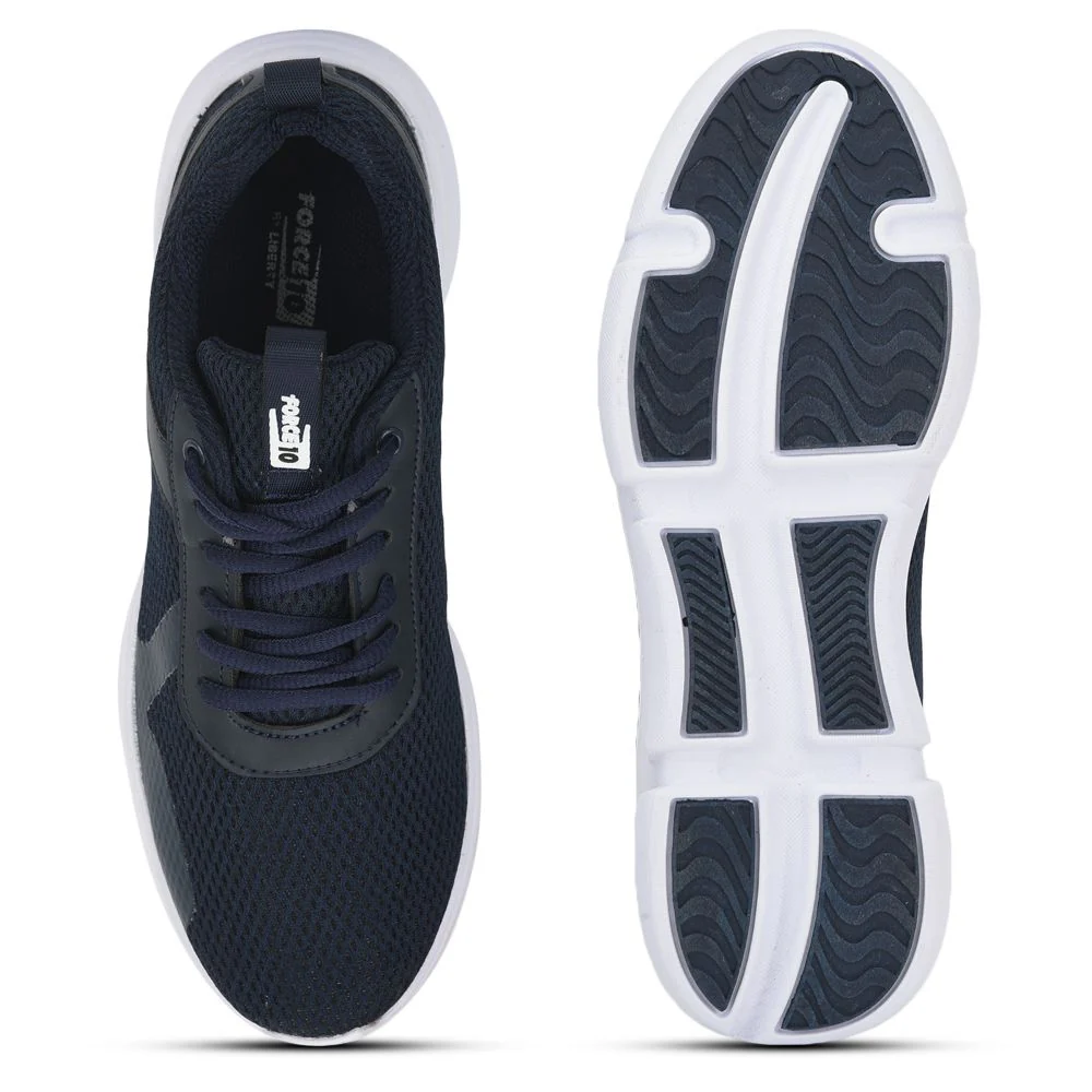 FORCE 10 Sports Walking Shoe For Men (N.Blue) ROGER-E By Liberty - Image 4