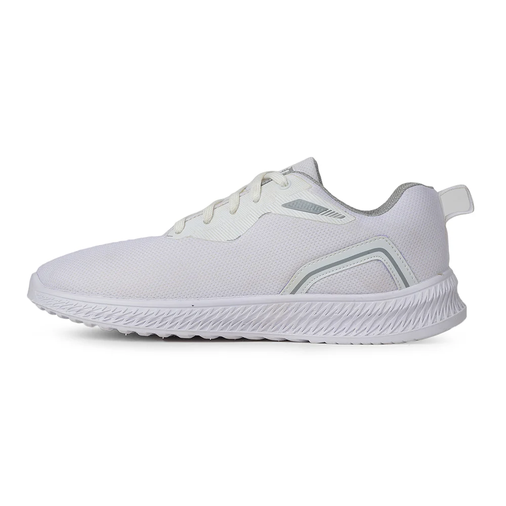 Force10 White Sports Walking Shoes For Men OSLO-M1E By Liberty - Image 3