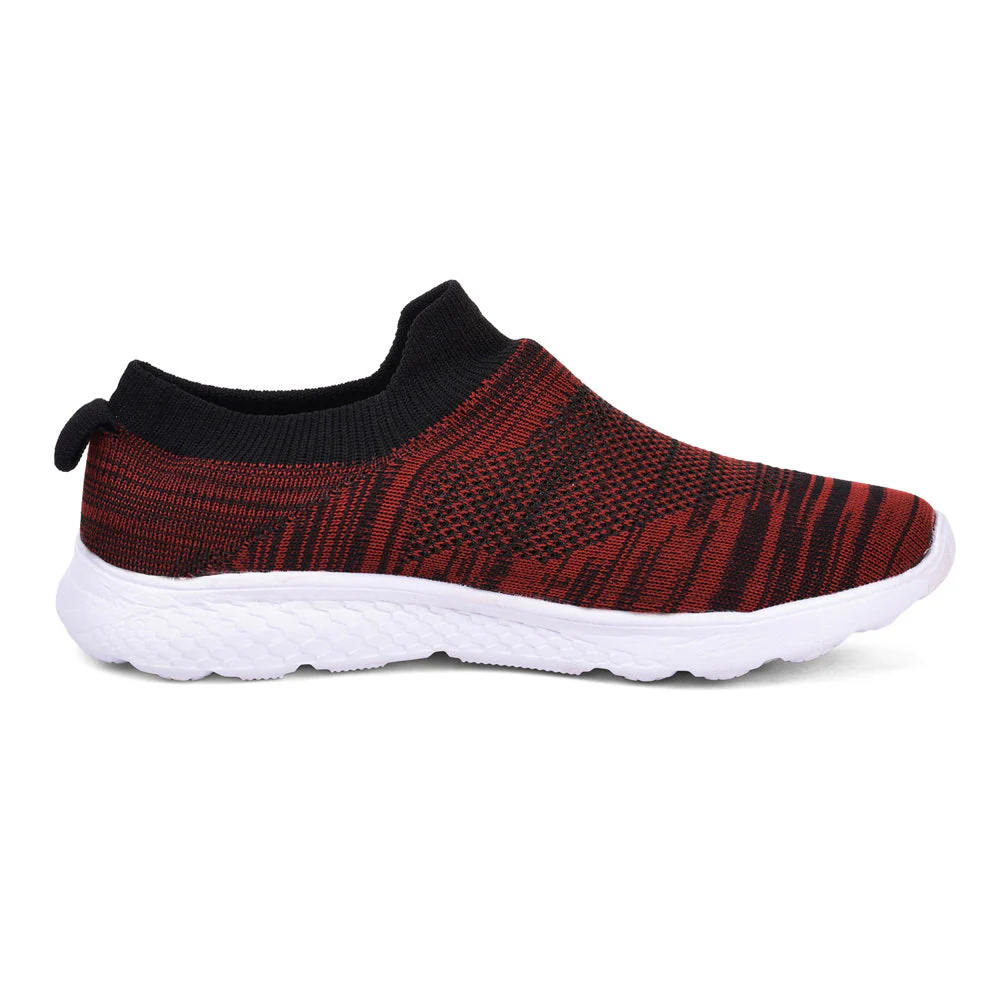 Force 10 Women Maroon Sports Non Lacing Walking Shoes (GARRY ) - Image 2