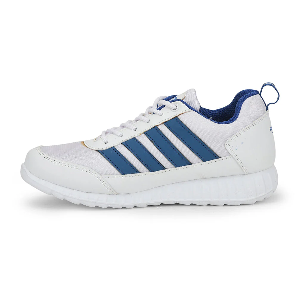 Force10 Navy Blue Lacing Uniform School Shoes For Kids 9906-90SL By Liberty - Image 3