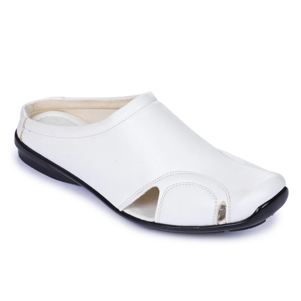 Fortune Black Casual Slip-on Mules For Men J-153 By Liberty