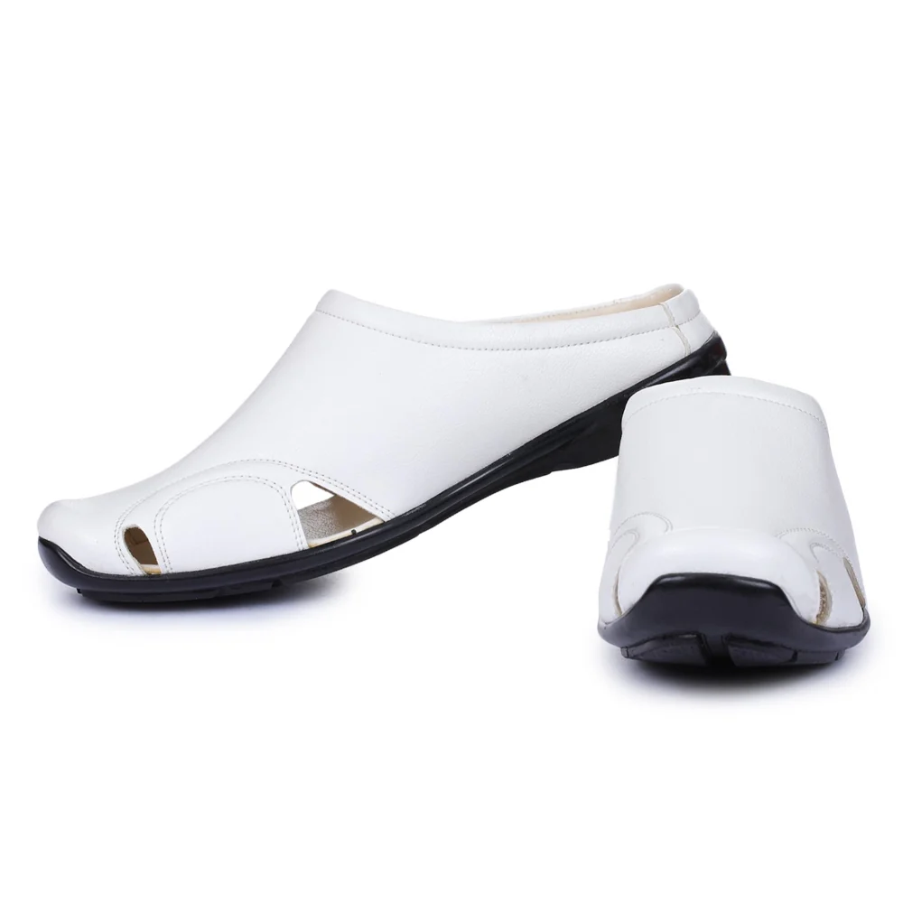 Fortune Black Casual Slip-on Mules For Men J-153 By Liberty - Image 5