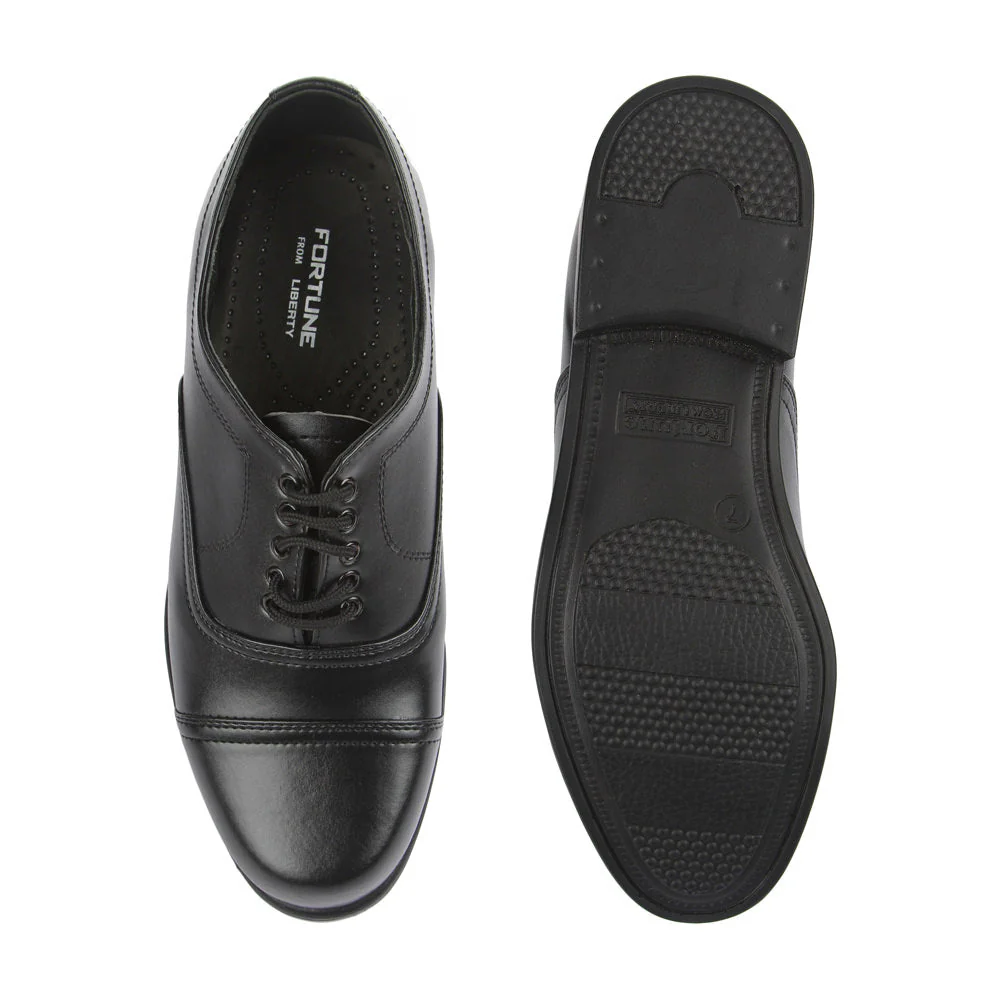 Fortune Black Classic Oxford Shoes For Men 7168-03 By Liberty - Image 7