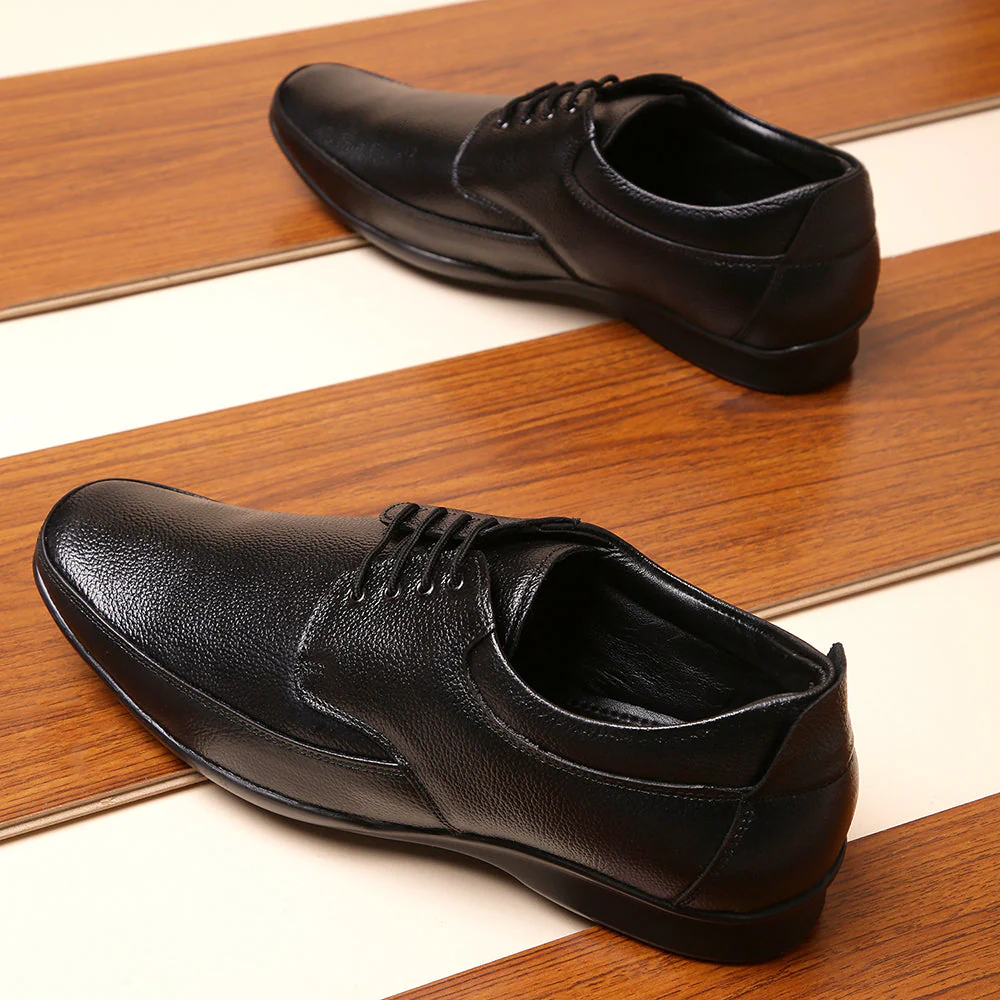 Fortune (Black) Classic Oxford Shoes For Men HOL-20 By Liberty - Image 3
