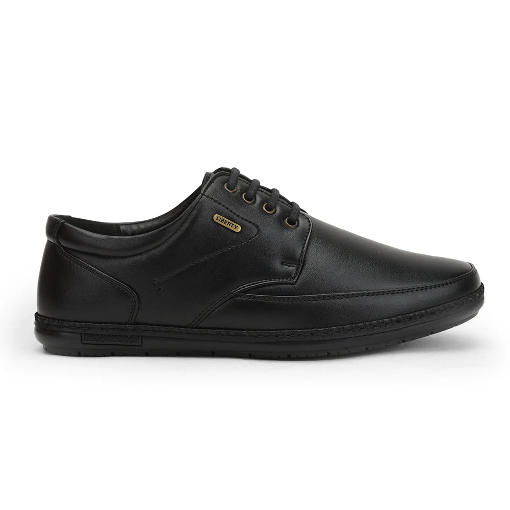 Fortune (Black) Formal Lace Up Shoes For Men ER-61 By Liberty - Image 2