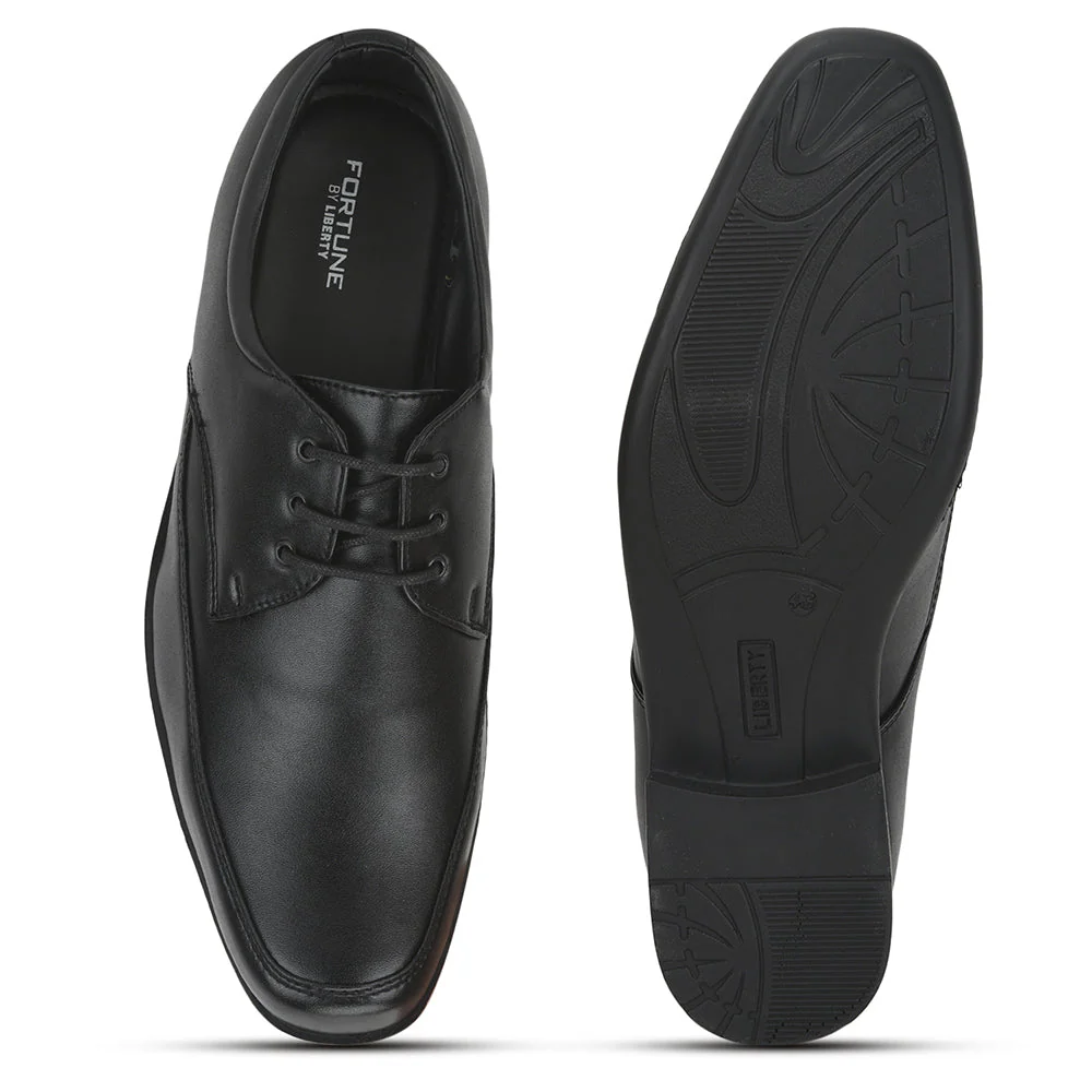 Fortune (Black) Formal Lace Up Shoes For Men LB37-01 By Liberty - Image 5