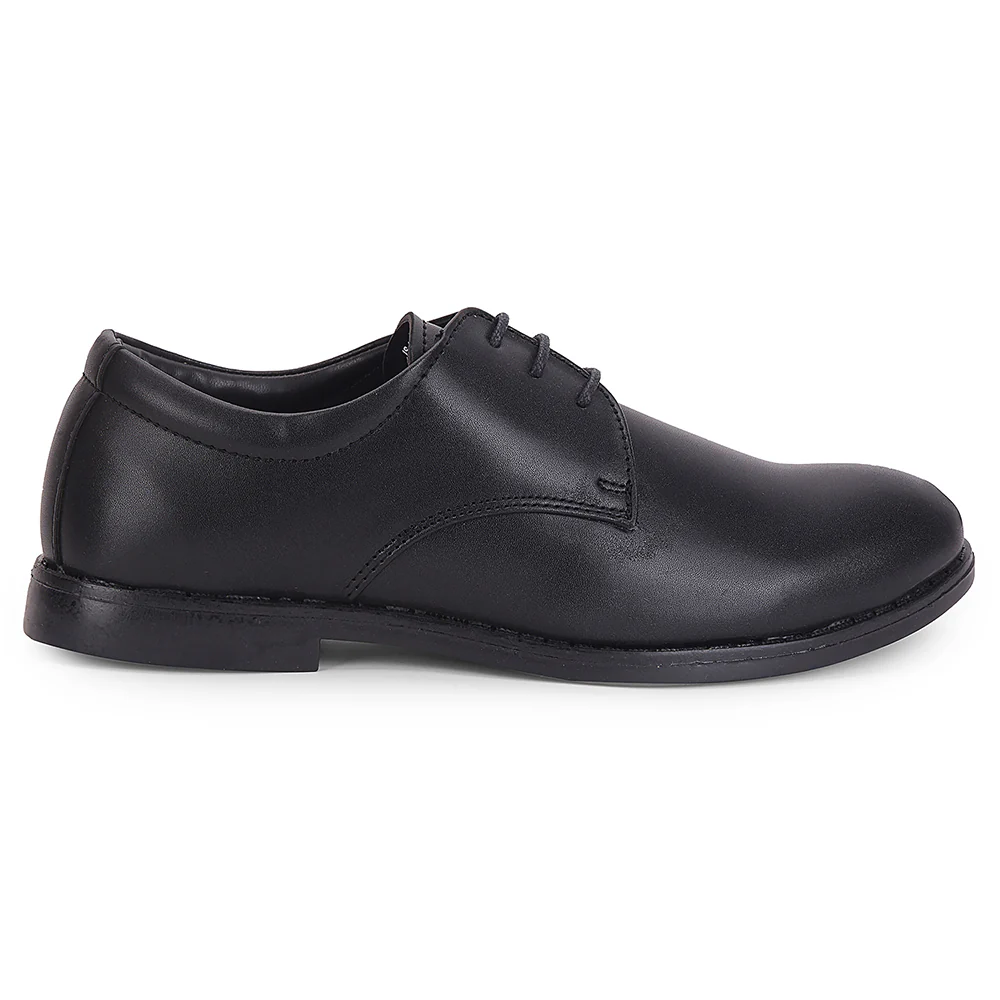 Fortune Black Formal Lacing Derby Shoes For Men MONTRICH-E By Liberty - Image 2