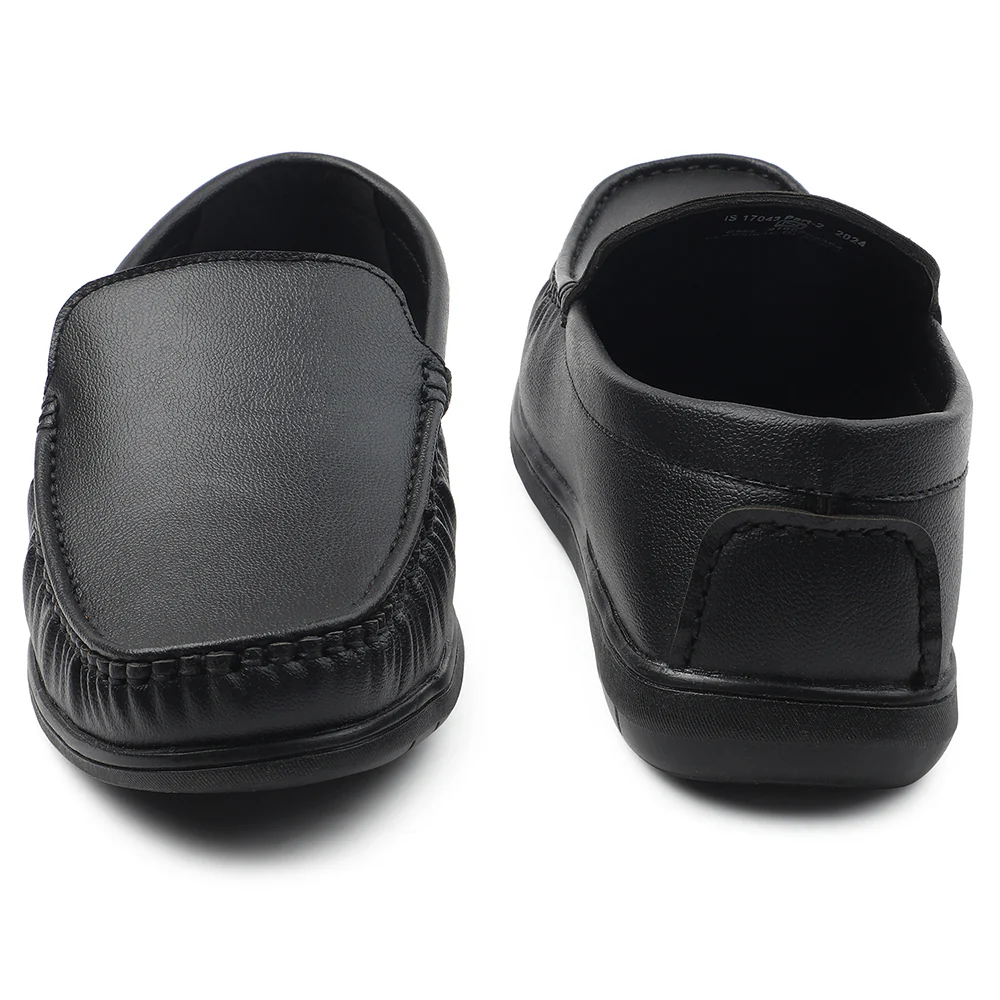 Fortune Black Formal Loafers For Men CLASSIK-1E By Liberty - Image 6