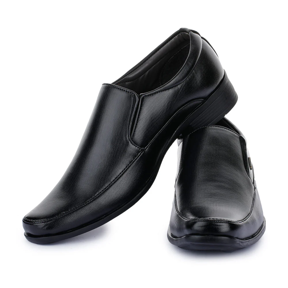 Fortune (Black) Formal Shoes For Men SRGE-192 By Liberty - Image 4