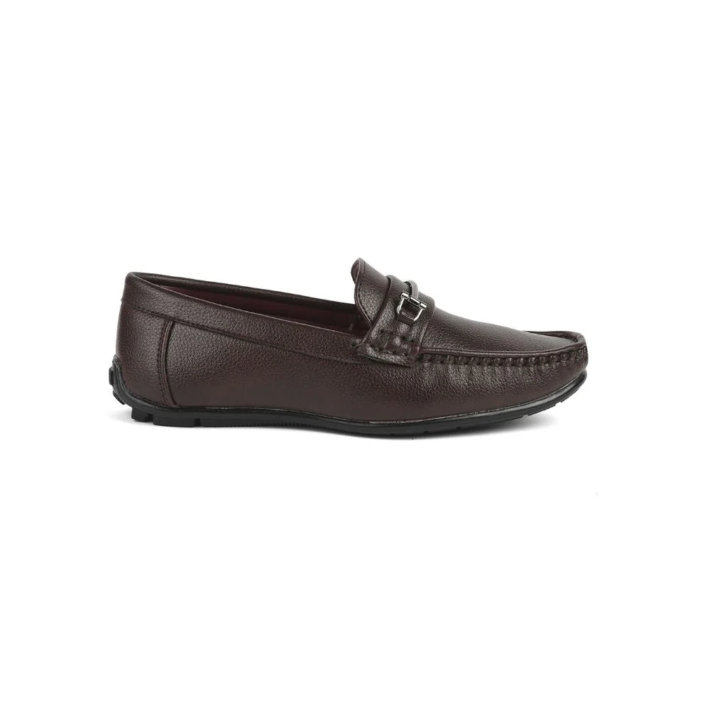 Fortune (Brown) Bit Loafer Shoes For kids OLP-04 By Liberty - Image 2