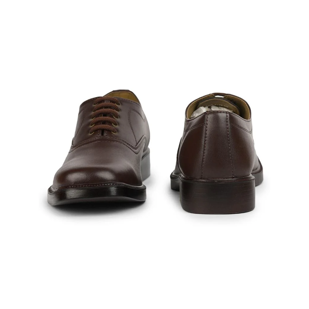 Fortune (Brown) Formal Lace Up Shoes For Men 7139-02 By Liberty - Image 5