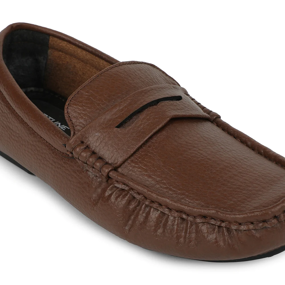 Fortune Brown Formal Loafers For Men CLASSIK-2E By Liberty - Image 5