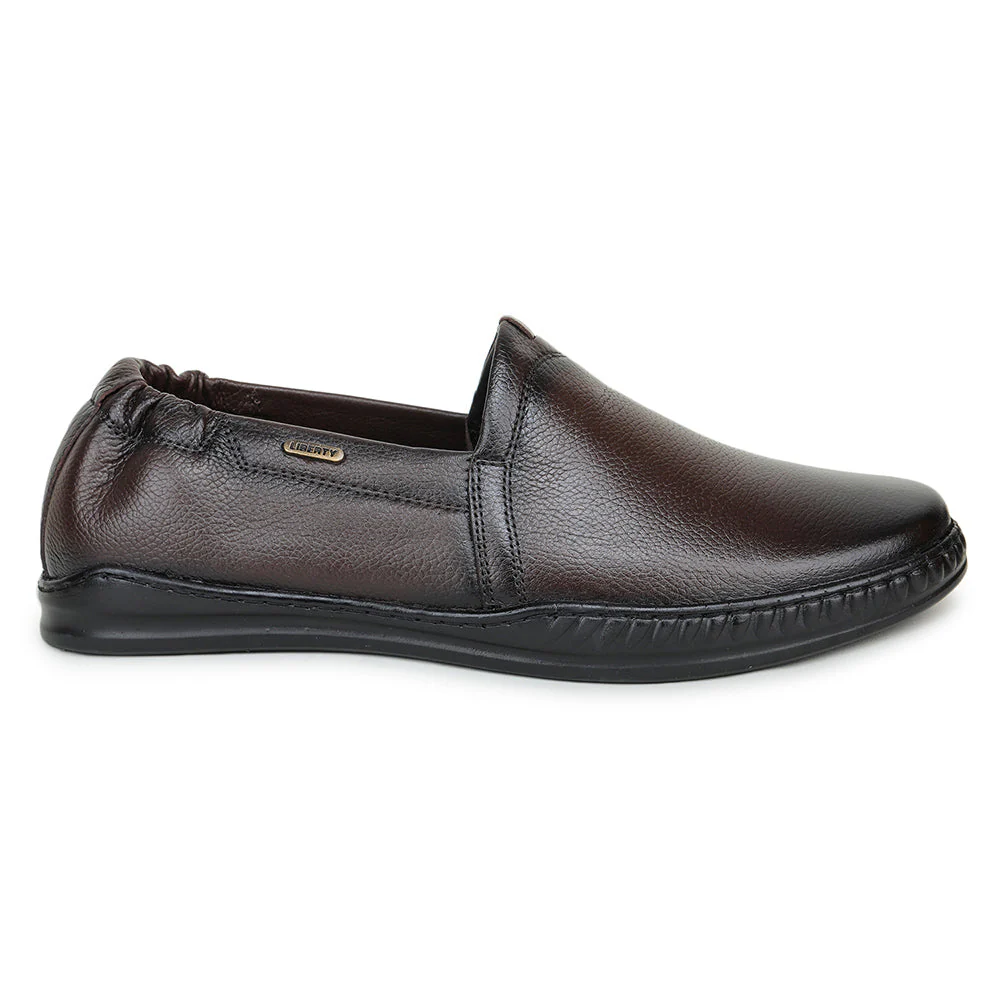 Fortune (Brown) Formal Shoes For Men BM-29 By Liberty - Image 2
