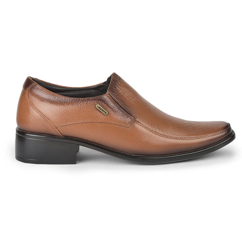 Fortune (Tan) Formal Moccasin Shoes For Men AGK-309 By Liberty - Image 2