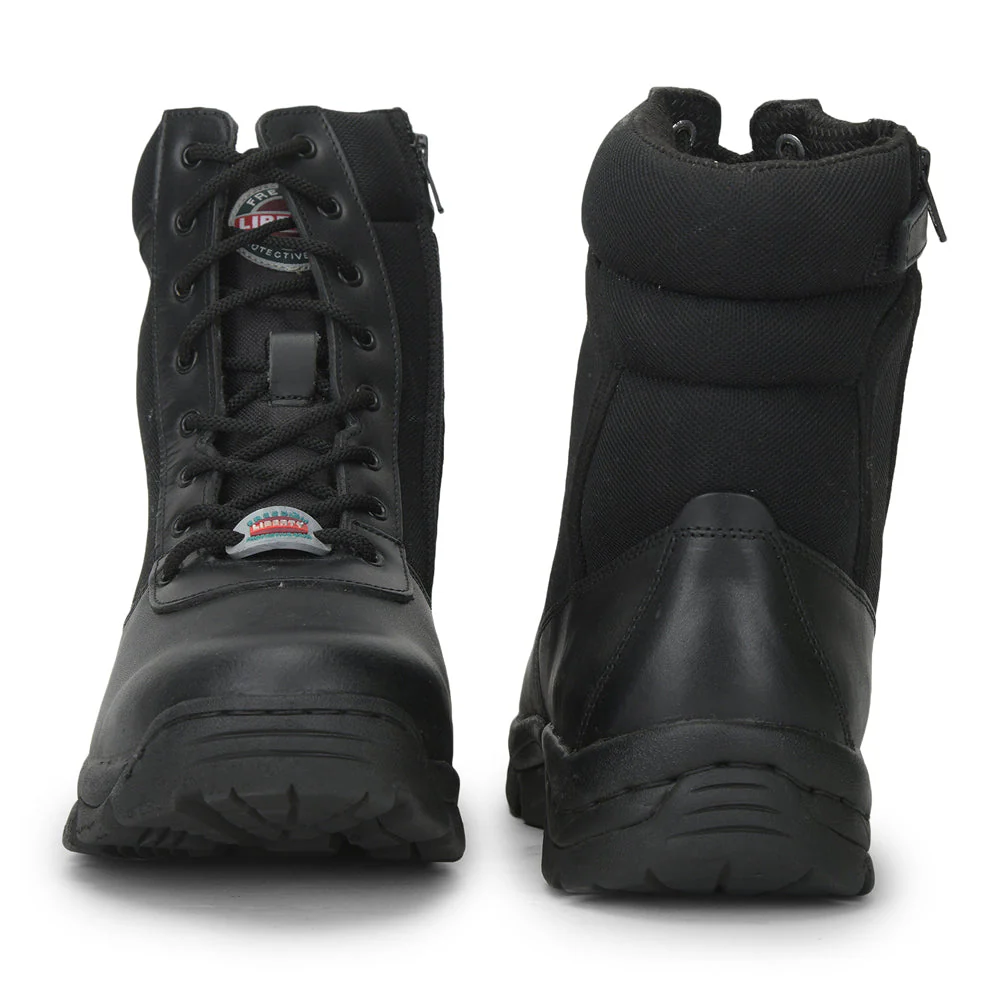 Freedom Casual (Black) Defence DMS Boot with ZIP PARACOM-2 By Liberty - Image 4