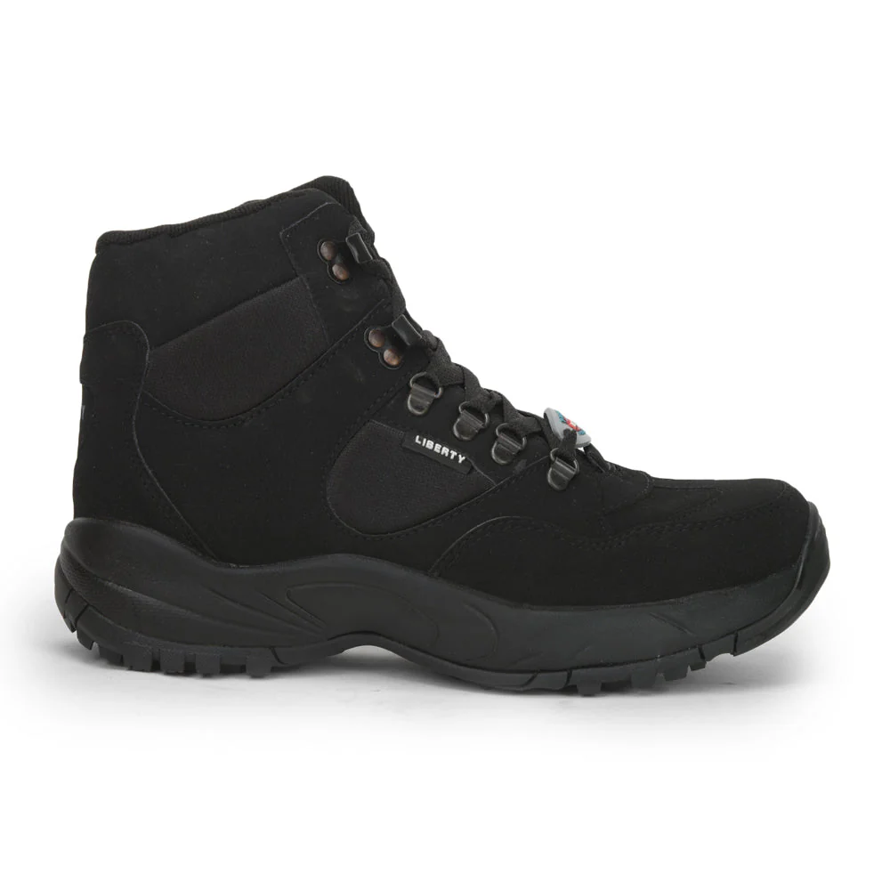 Freedom Casual (Black) Defence Hiking/Trekking Ankle Shoes EVREST-PRM By Liberty - Image 3