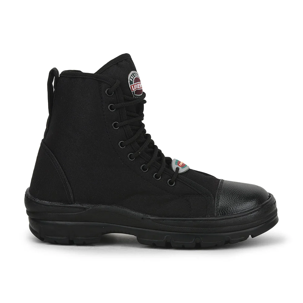 Freedom By Liberty Mens HUNTER-Z Defence Lacing Black Boots - Image 3