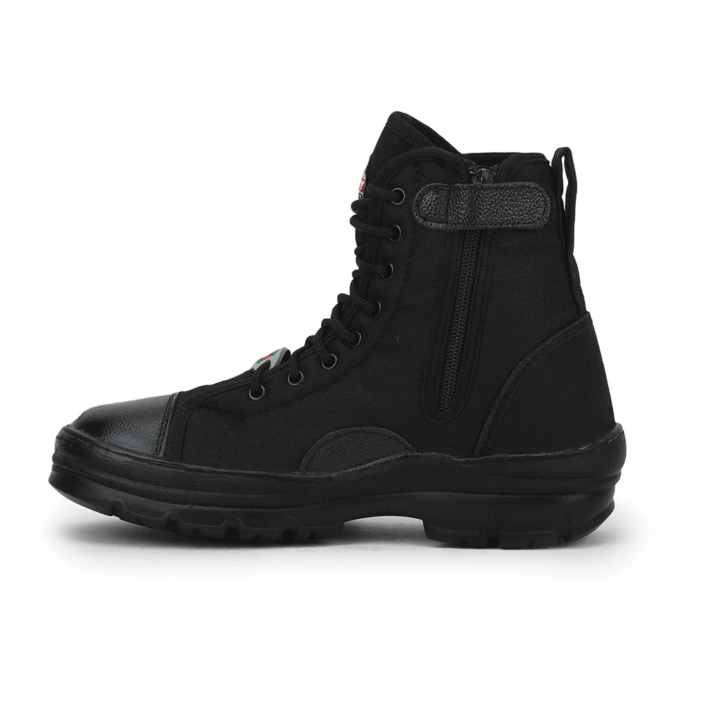 Freedom By Liberty Mens HUNTER-Z Defence Lacing Black Boots - Image 4