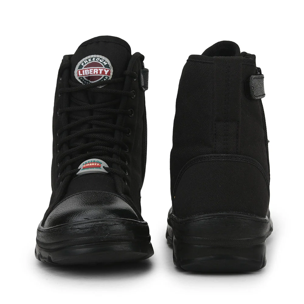 Freedom By Liberty Mens HUNTER-Z Defence Lacing Black Boots - Image 5