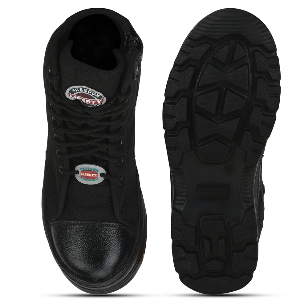 Freedom By Liberty Mens HUNTER-Z Defence Lacing Black Boots - Image 6