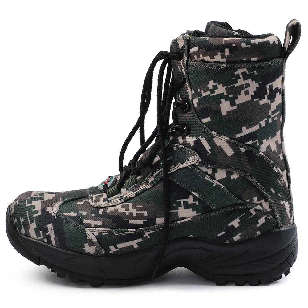 Freedom Olive Green Casual Lacing Defence Jungle Boot For Men JUNGLEKING By Liberty - Image 3