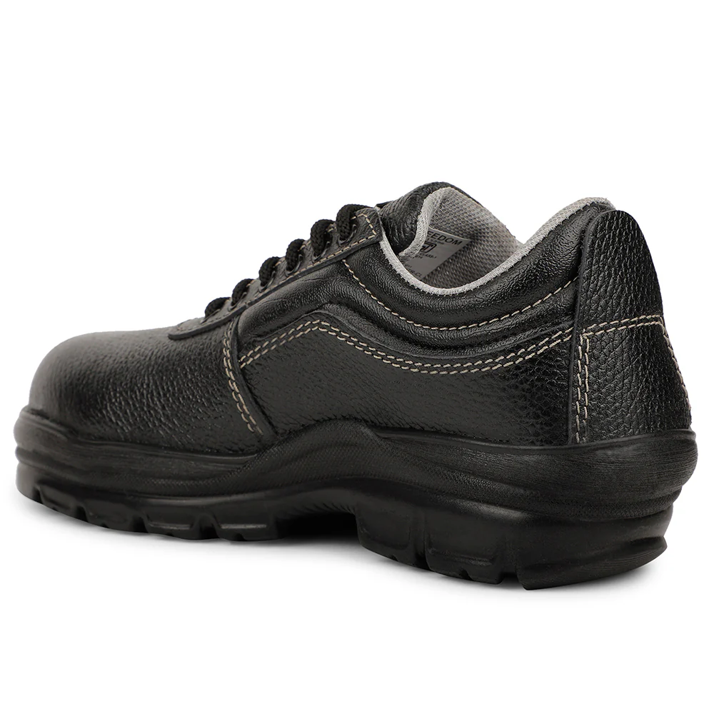 Freedom ROUGHTR-CL Black Safety Shoes for Men By Liberty - Image 4