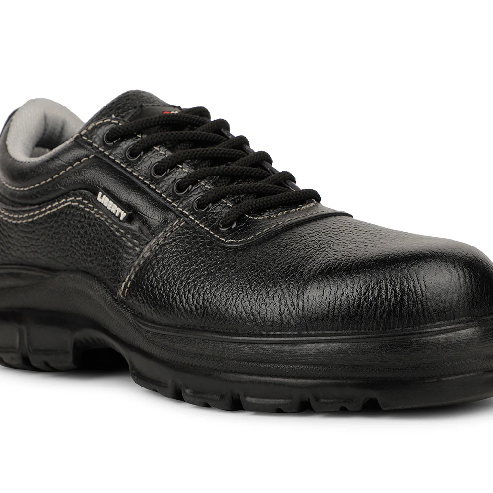 Freedom ROUGHTR-CL Black Safety Shoes for Men By Liberty - Image 5