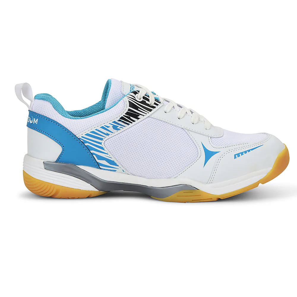 FREEDOM Sky Blue Sports Non-Marking Paddle/Pickleball & Badminton Shoes For Men PLUTO-1 By Liberty - Image 2