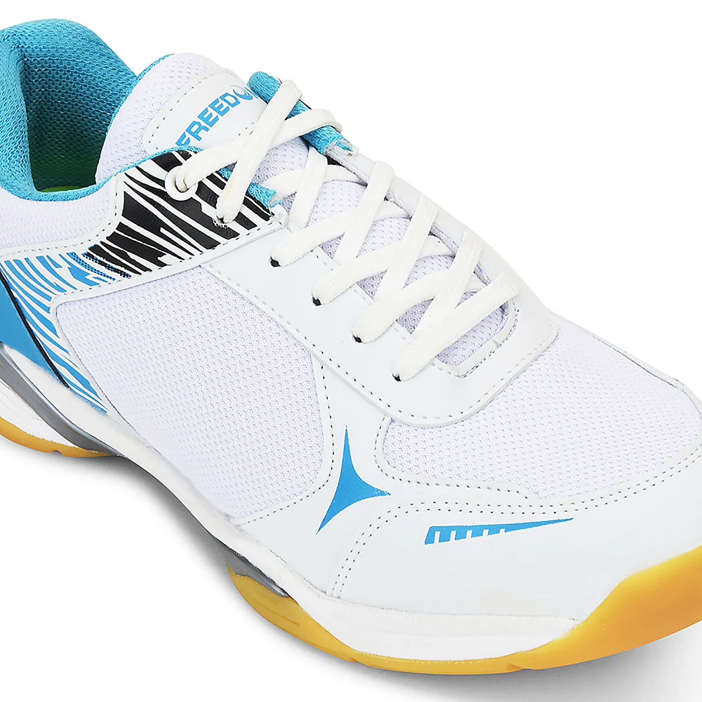 FREEDOM Sky Blue Sports Non-Marking Paddle/Pickleball & Badminton Shoes For Men PLUTO-1 By Liberty - Image 5