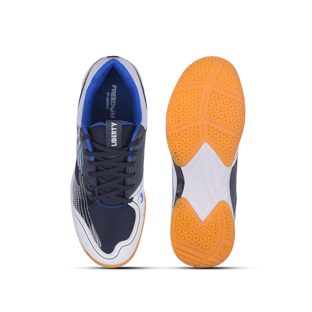 FREEDOM Sports Navy Blue Badminton & Pickleball Shoes For Men GRIPPER-02 By Liberty - Image 8