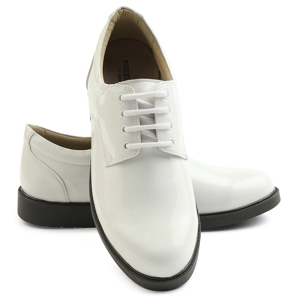 Freedom White Formal Lacing Navy Shoes For Men 5238-219MP By Liberty - Image 8