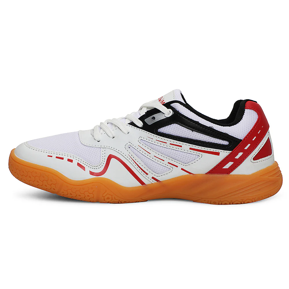 FREEDOM White Sports Non-Marking Paddle/Pickleball & Badminton Shoes For Men ASPIRE-1E By Liberty - Image 3