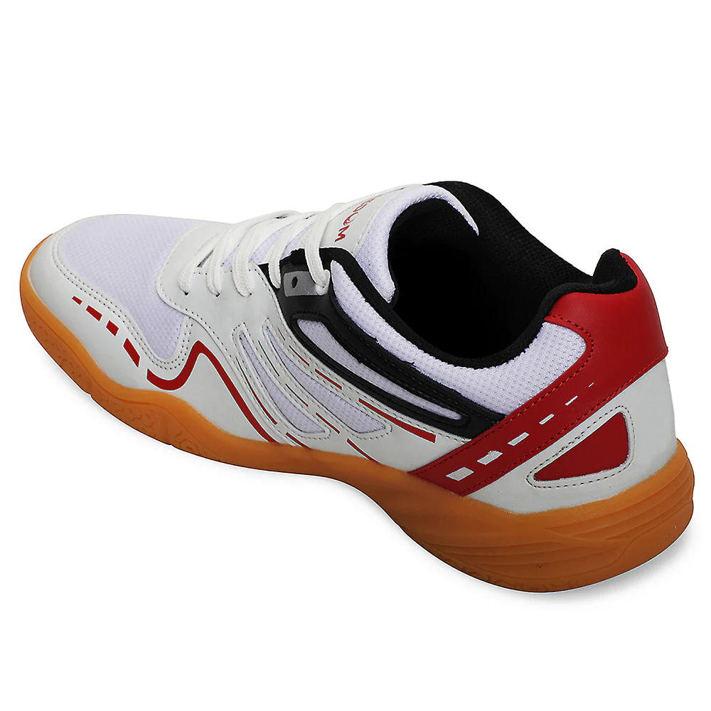 FREEDOM White Sports Non-Marking Paddle/Pickleball & Badminton Shoes For Men ASPIRE-1E By Liberty - Image 6