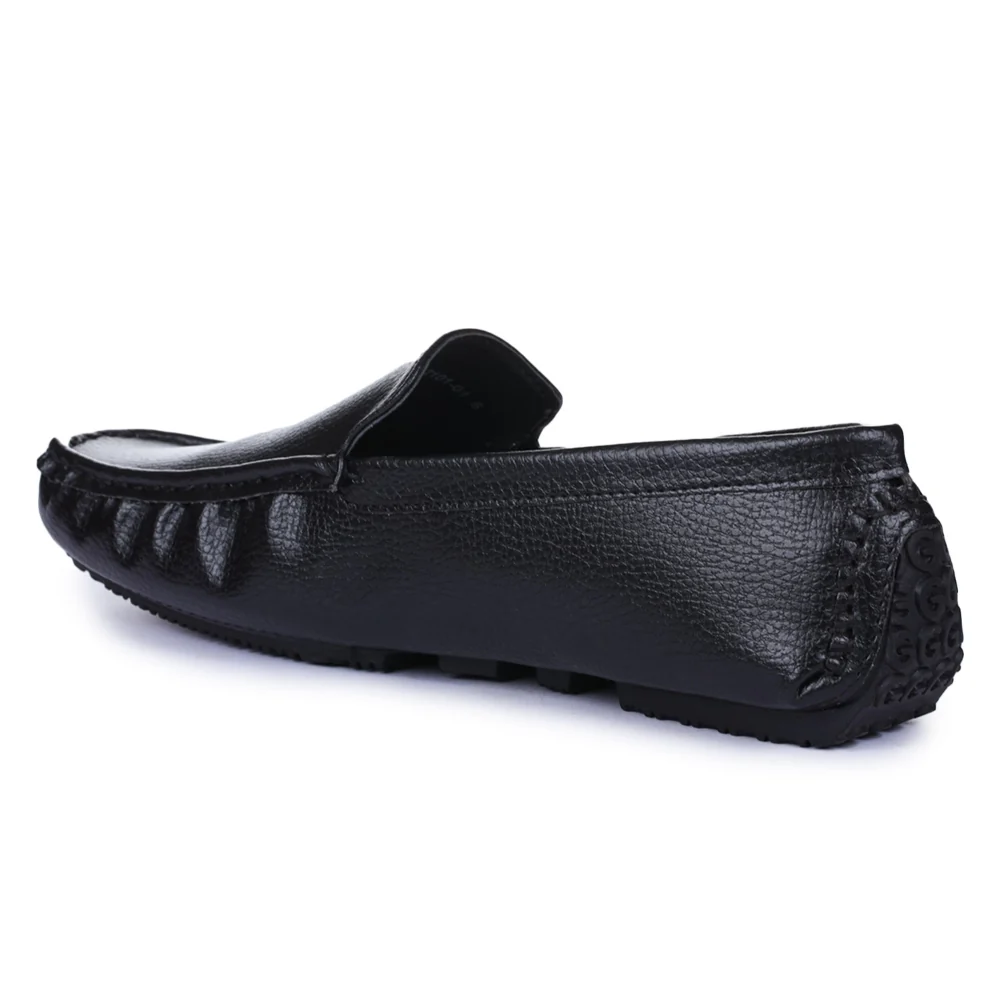 Gliders Black Casual Loafer Shoes For Men 2101-01 By Liberty - Image 4