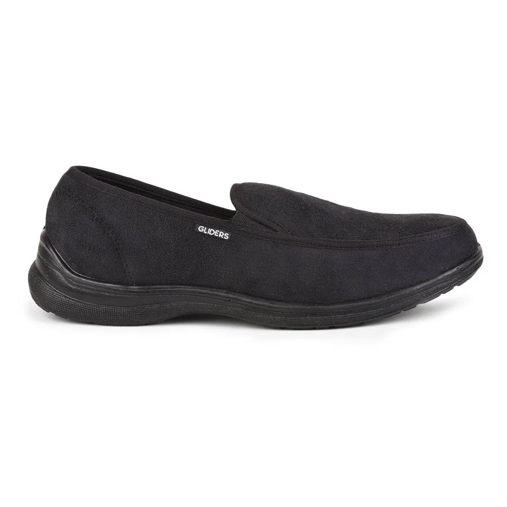 Gliders Non-Lacing Black Casual Slip on Shoes For Men 3070-65NEW By Liberty - Image 2