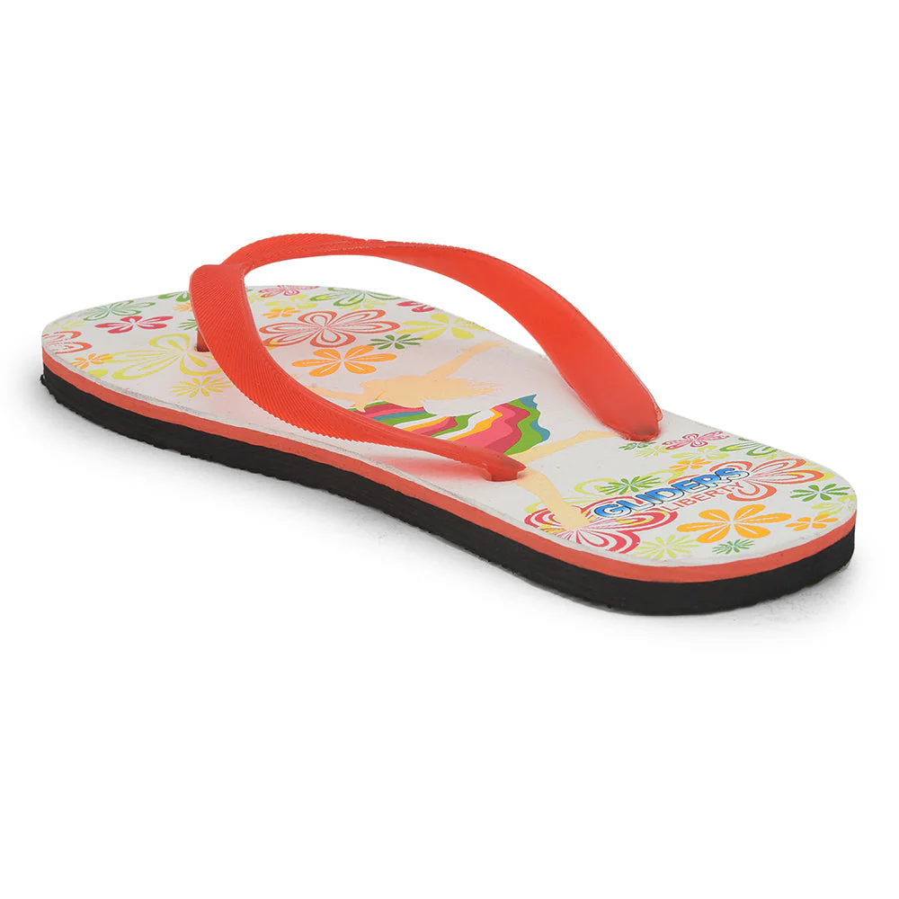 Gliders Casual Black Flip Flop For Women AHA-124E By Liberty - Image 6