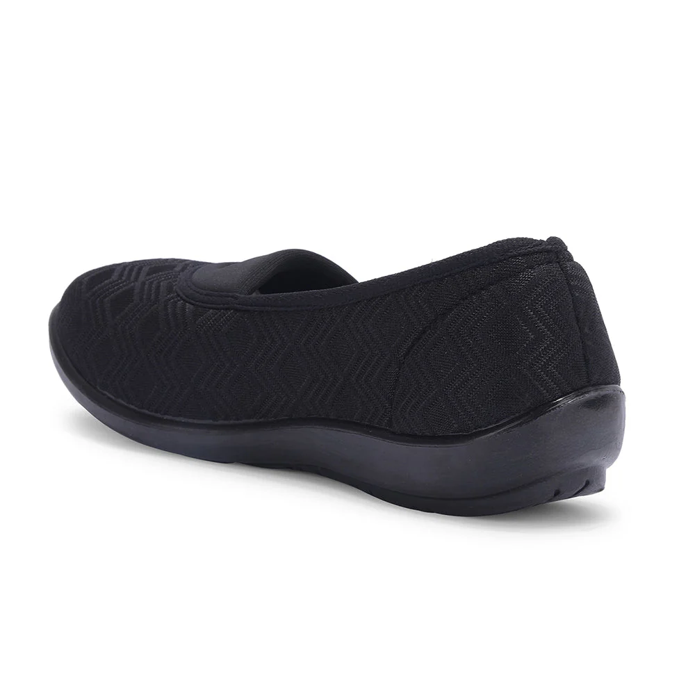 Gliders By Liberty Women ELENA-208 Black Casual Ballerina - Image 4