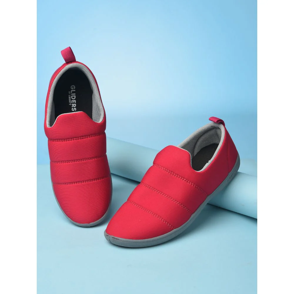 Gliders (Pink) Casual Slip on Shoes For Ladies Harvey-30 By Liberty - Image 3