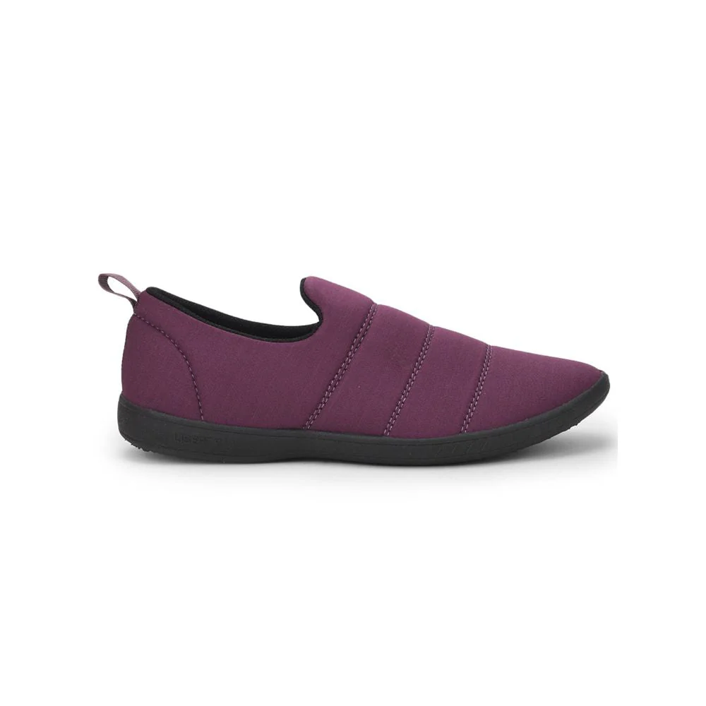Gliders (Purple) Casual Slip on Shoes For Ladies Harvey-30 By Liberty - Image 2